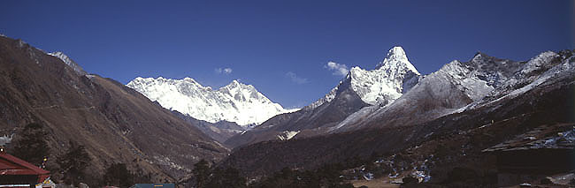 Tengboche PAN 03  Ama Dablam nuptse Lhotse P 0650