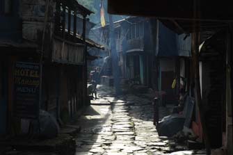 Trekking in Monsun round Annapurna bhulbule