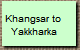 Khangsar to 
Yakkharka