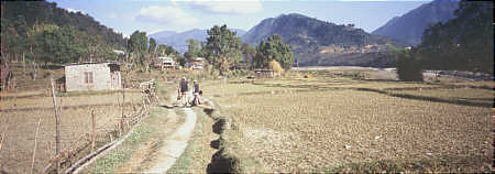 Trekking im annapurna Gebiet begnas Tal bis Khudi