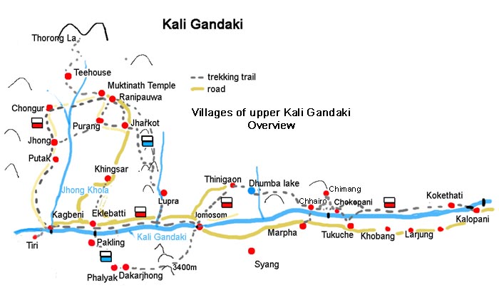 map upper Kali gandaki 2 x 700