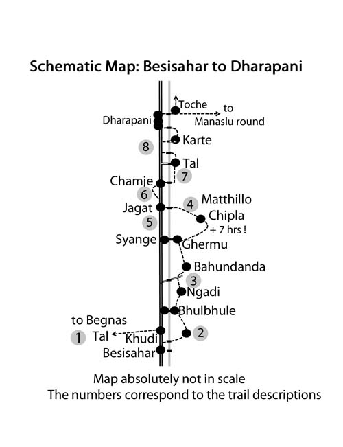 PIC 4 Map Besisahar to Dharapani schematic  small 500 Pix