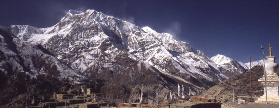 Die Annapurna 3 von Ngwal aus gesehen