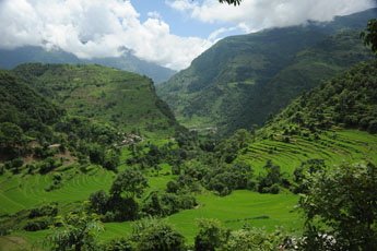 Annapurna Circuit view from Bahundanda